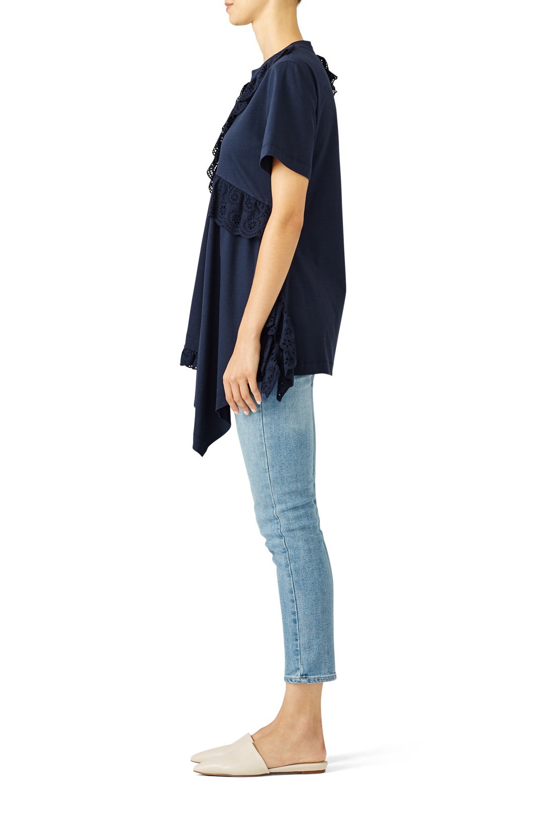 Disconnect Ruffle Top by Goen. J 1