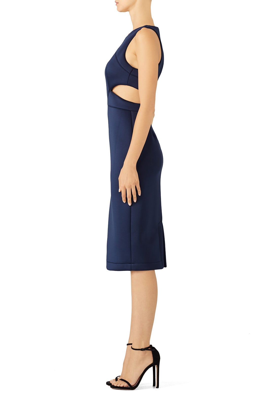 Navy Porter Cutout Dress by Hunter Bell 1