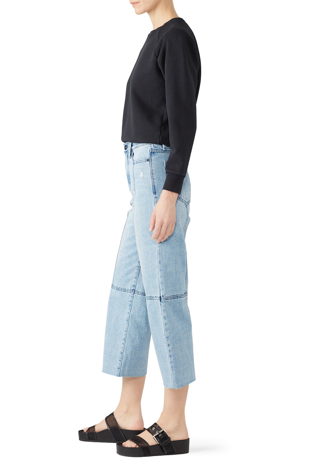 Rhys High Rise Wide Leg Jeans by Habitual 2