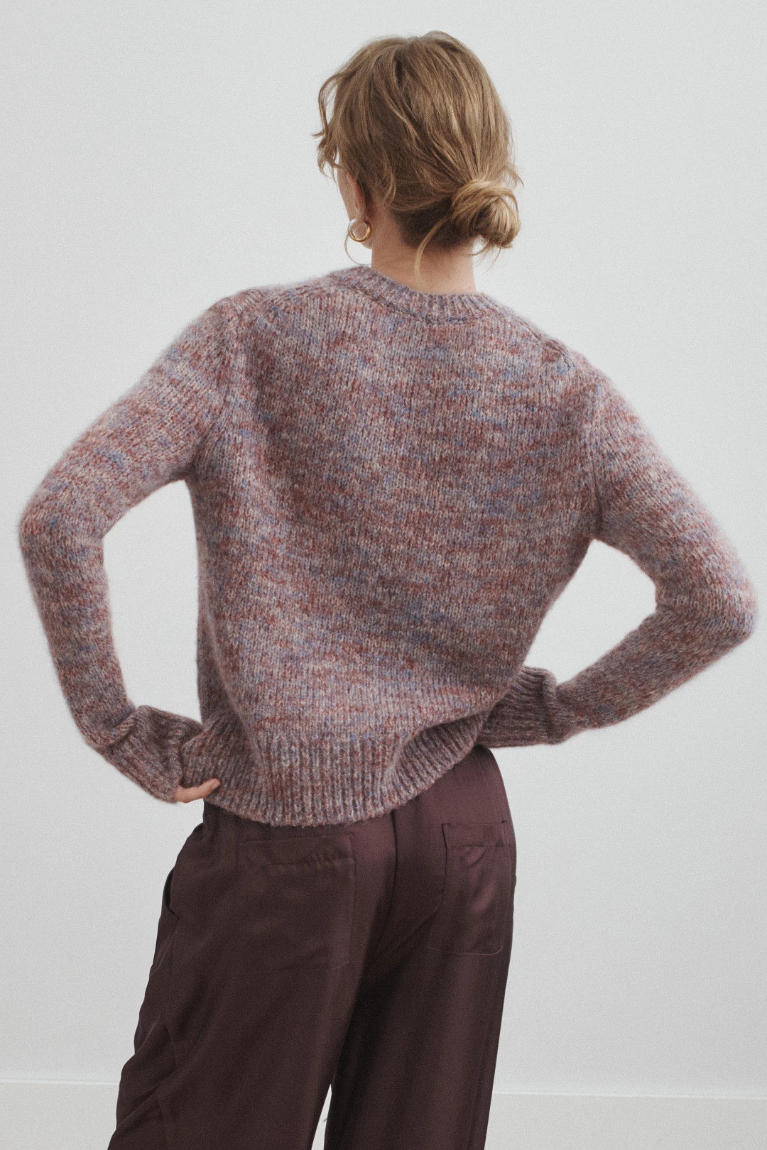 Marled Crew Neck Sweater by VINCE. 2