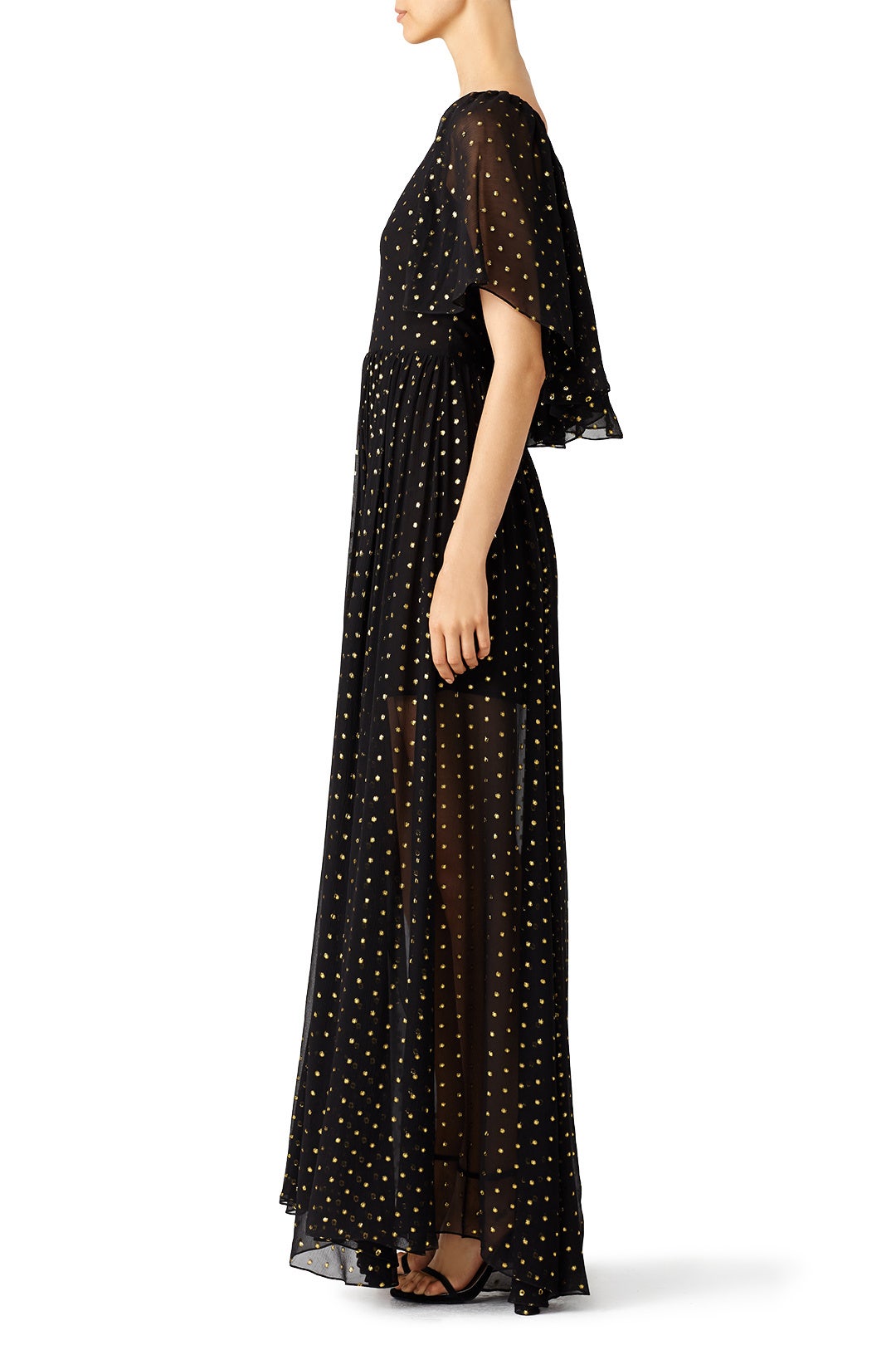 Gold Dot Ethereal Gown by Rebecca Minkoff 2