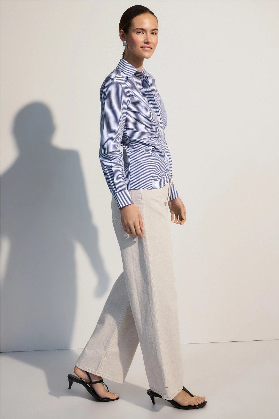 Striped Button Front Shirt by CÂLLAS 1