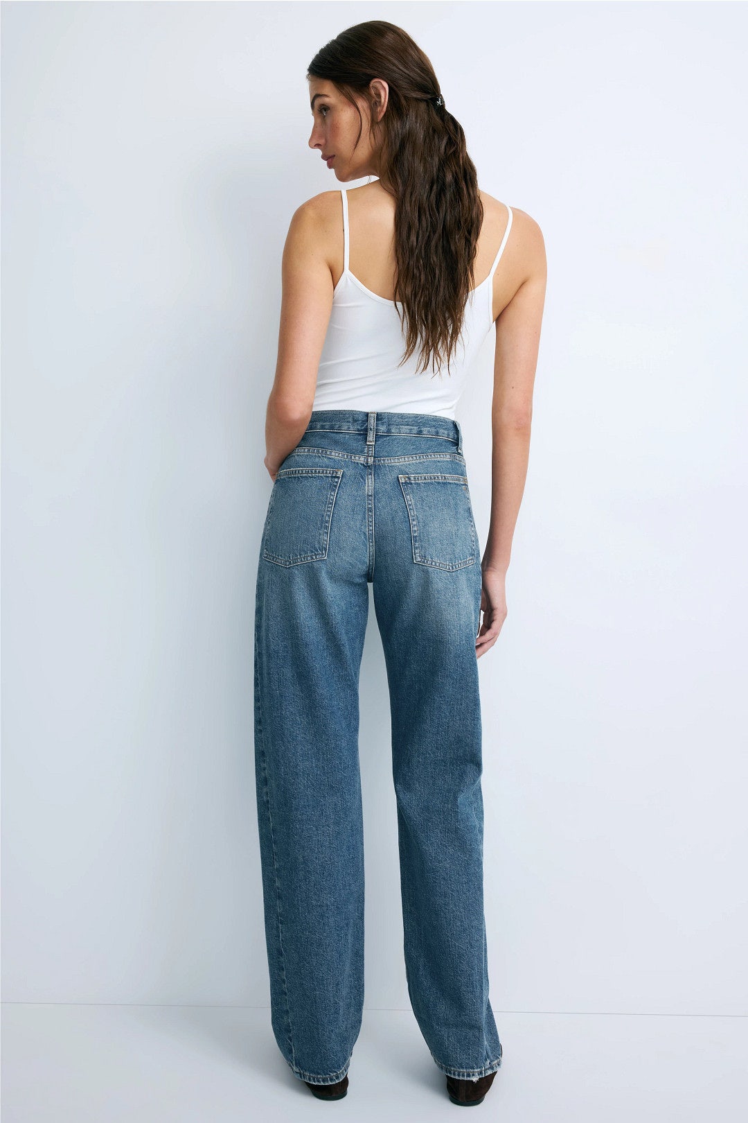 Medium Wash Pierced Barrel Jeans by Madewell 2