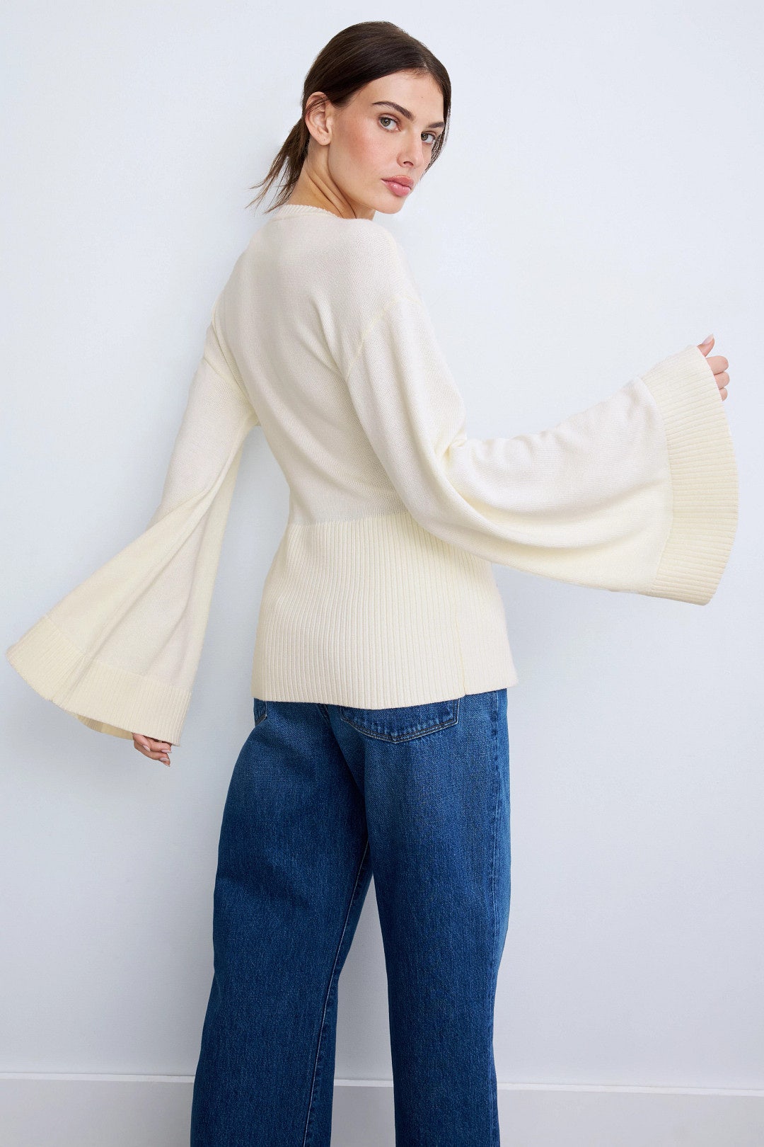 Button Front Cinched Cardigan by WEWOREWHAT 2