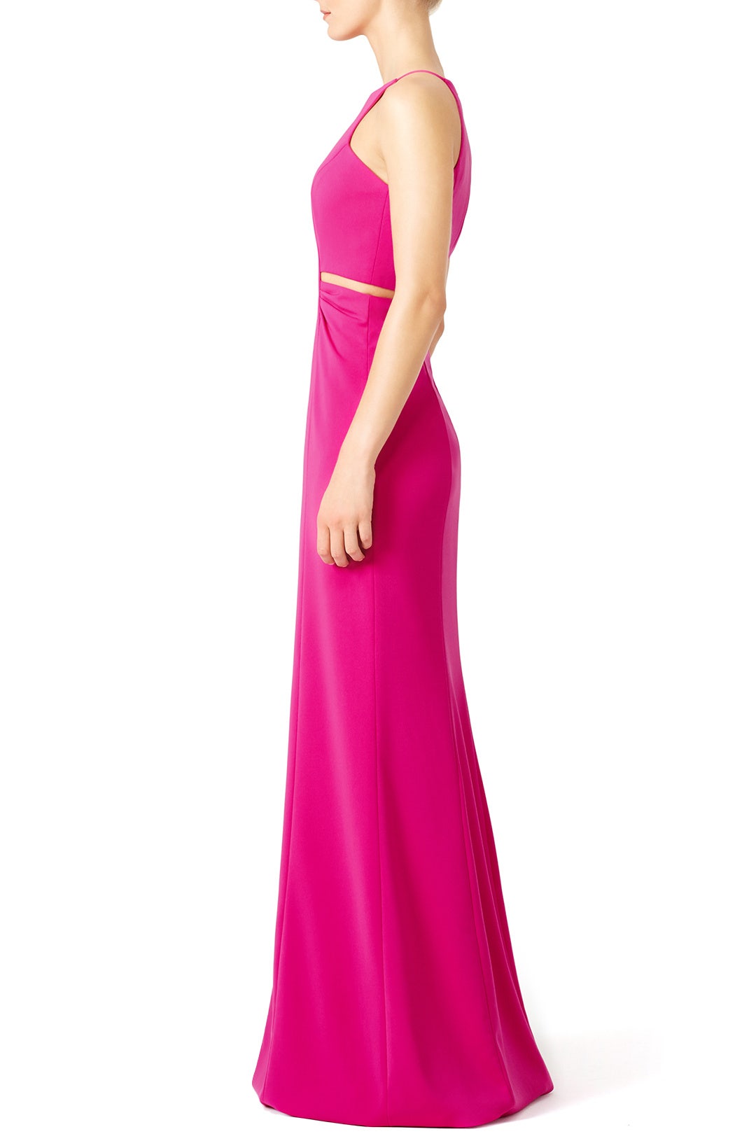 Pink Keena Gown by Badgley Mischka 2