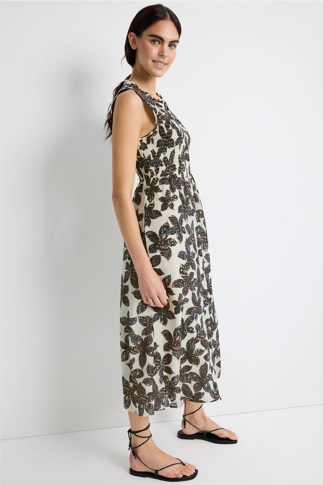 Mina Ink Press Dress by Caballero 1