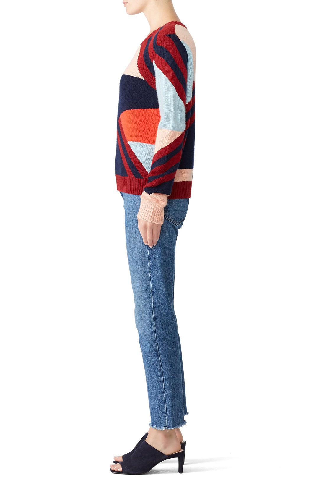 Mashup Stripe Sweater by Chinti & Parker 2