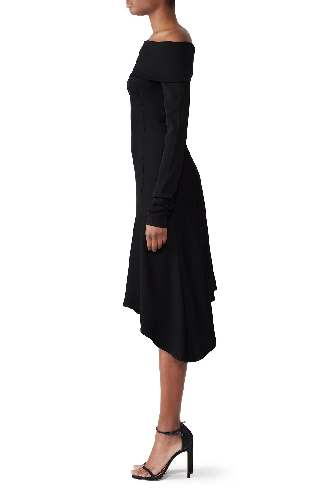Black Off Shoulder Dress by Derek Lam 10 Crosby x RTR 1