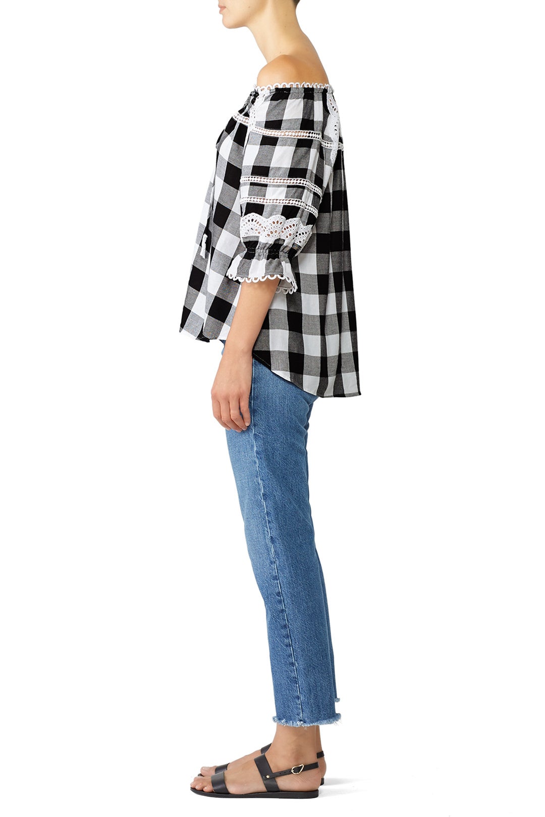 Plaid Amalia Buffalo Top by Marissa Webb 1