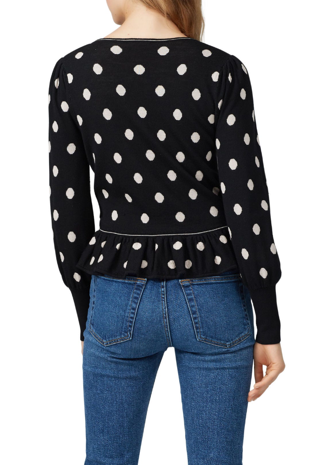 Jacquard Dot Sweater by Rebecca Taylor NYC 1
