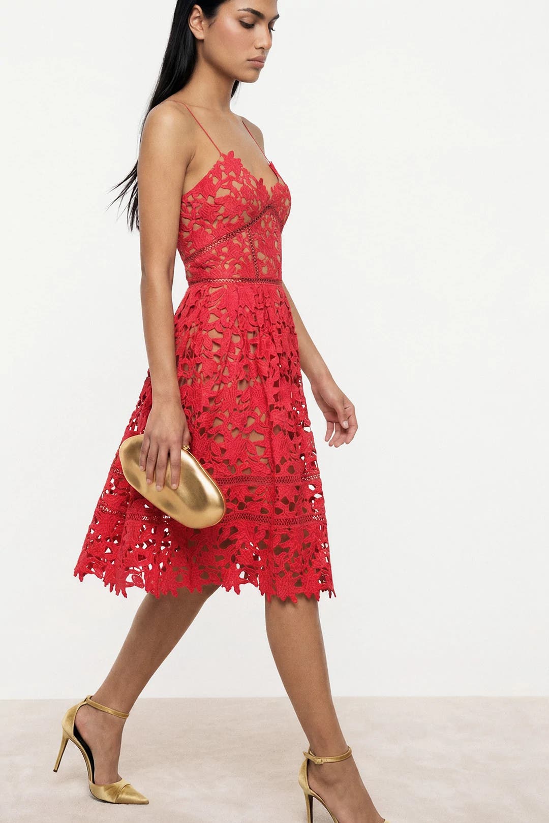 Hot Pink Azalea Dress by Self-Portrait | Rent the Runway