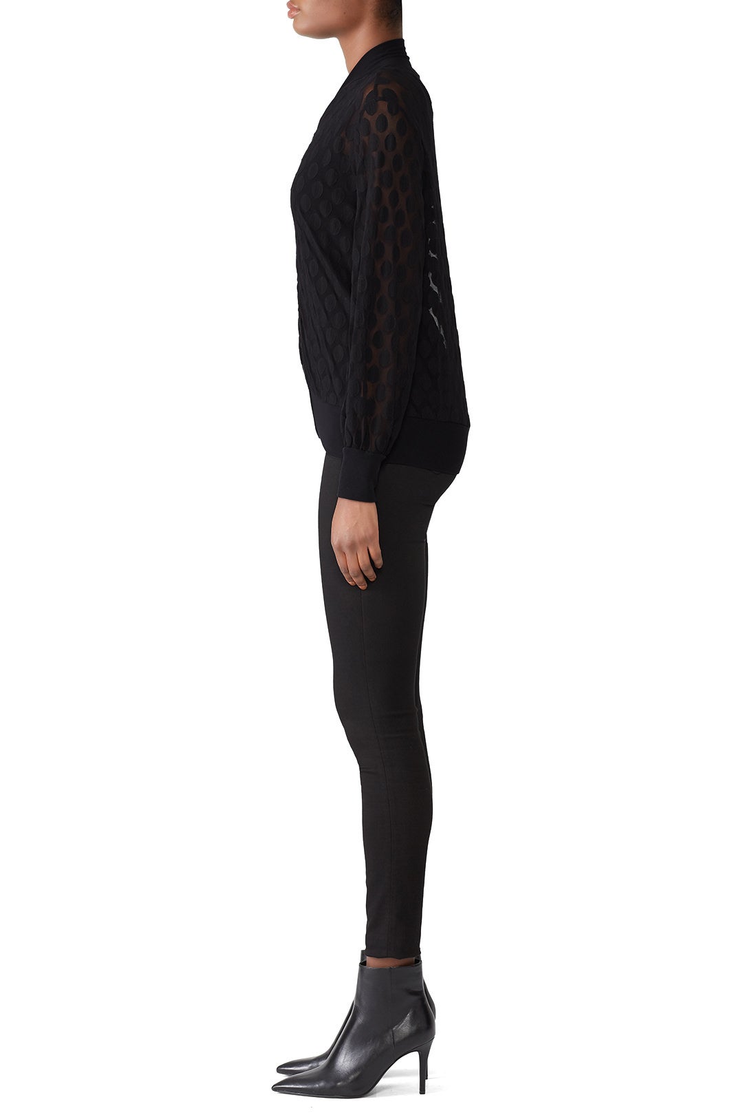 Juliette Sheer Bomber Jacket by Fuzzi 2