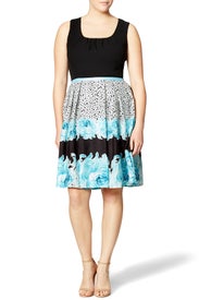 Hi-Fi Blue Dress by Melissa Masse