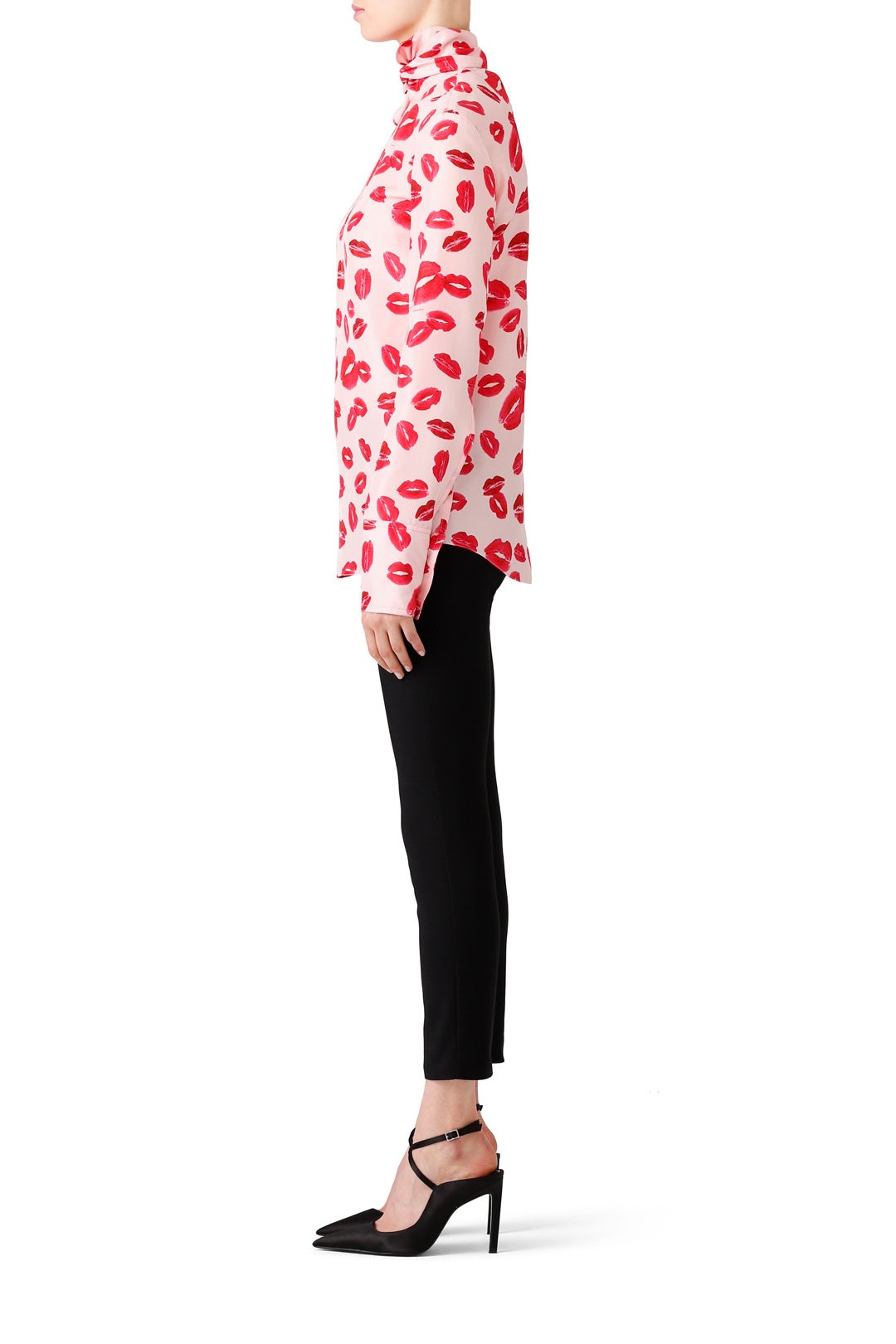 Lip Printed Zip Top by Nina Ricci 1