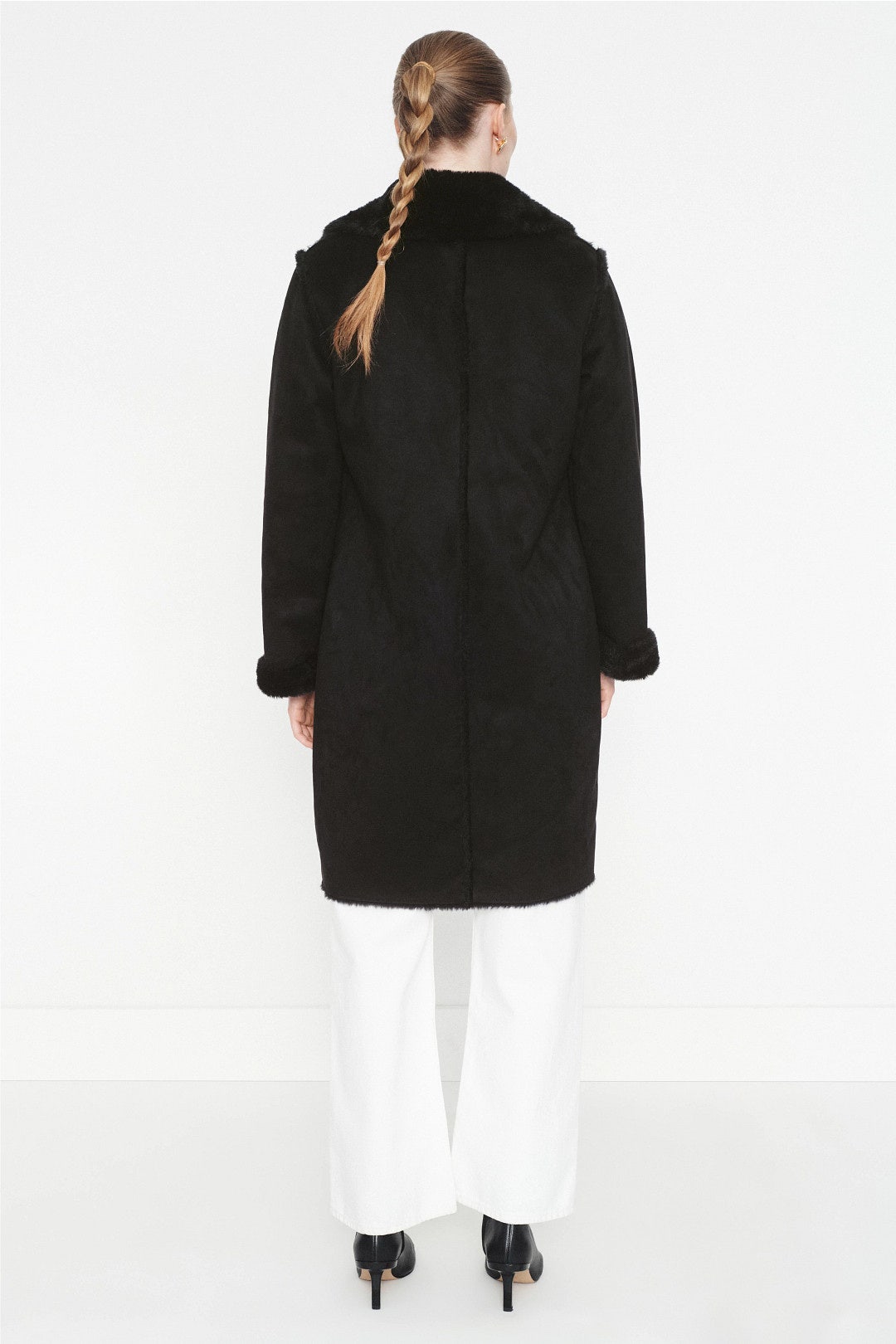Shearling Duffle Toggle Coat by NVLT 2