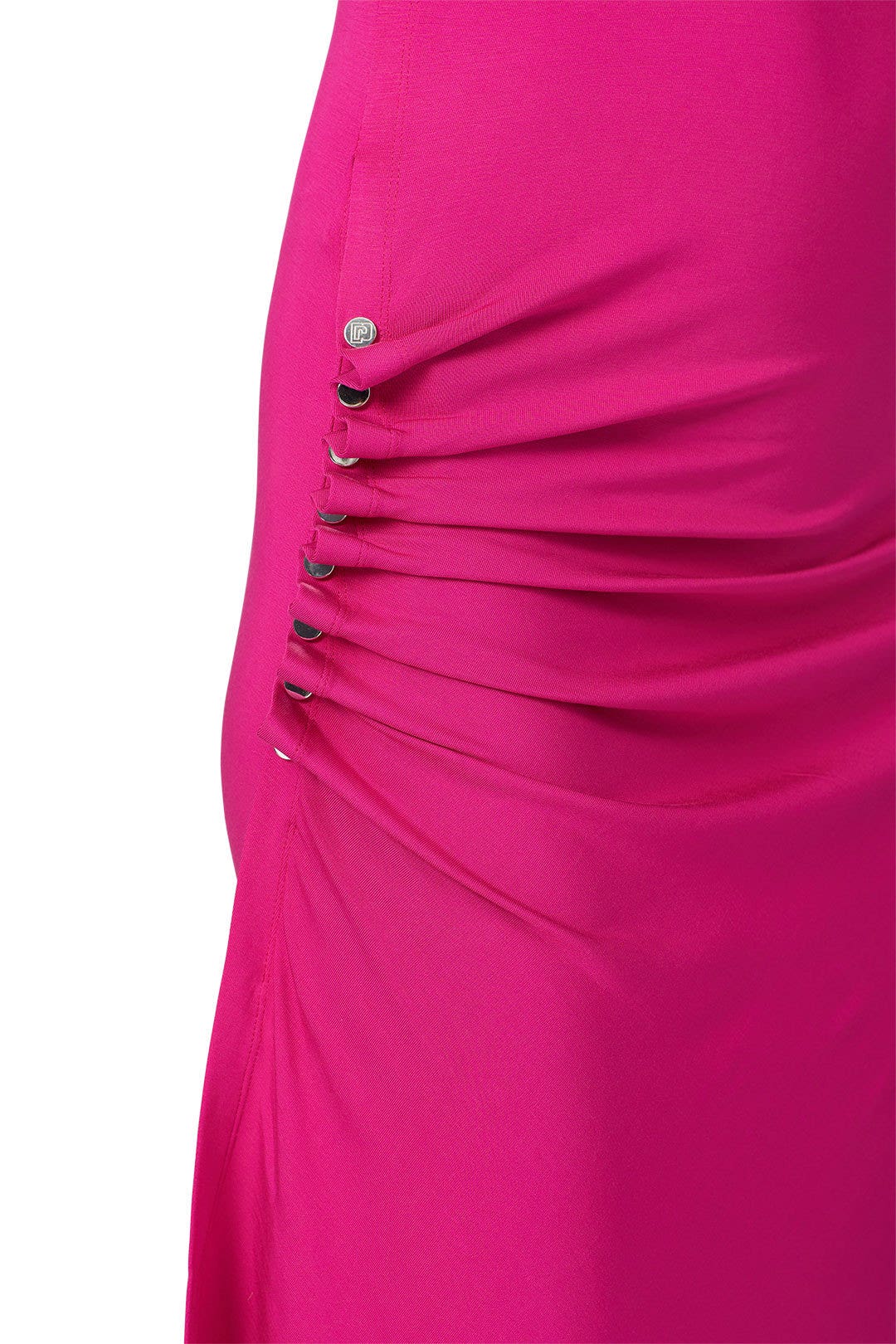 Hot Pink Ruched Dress by Rabanne 2
