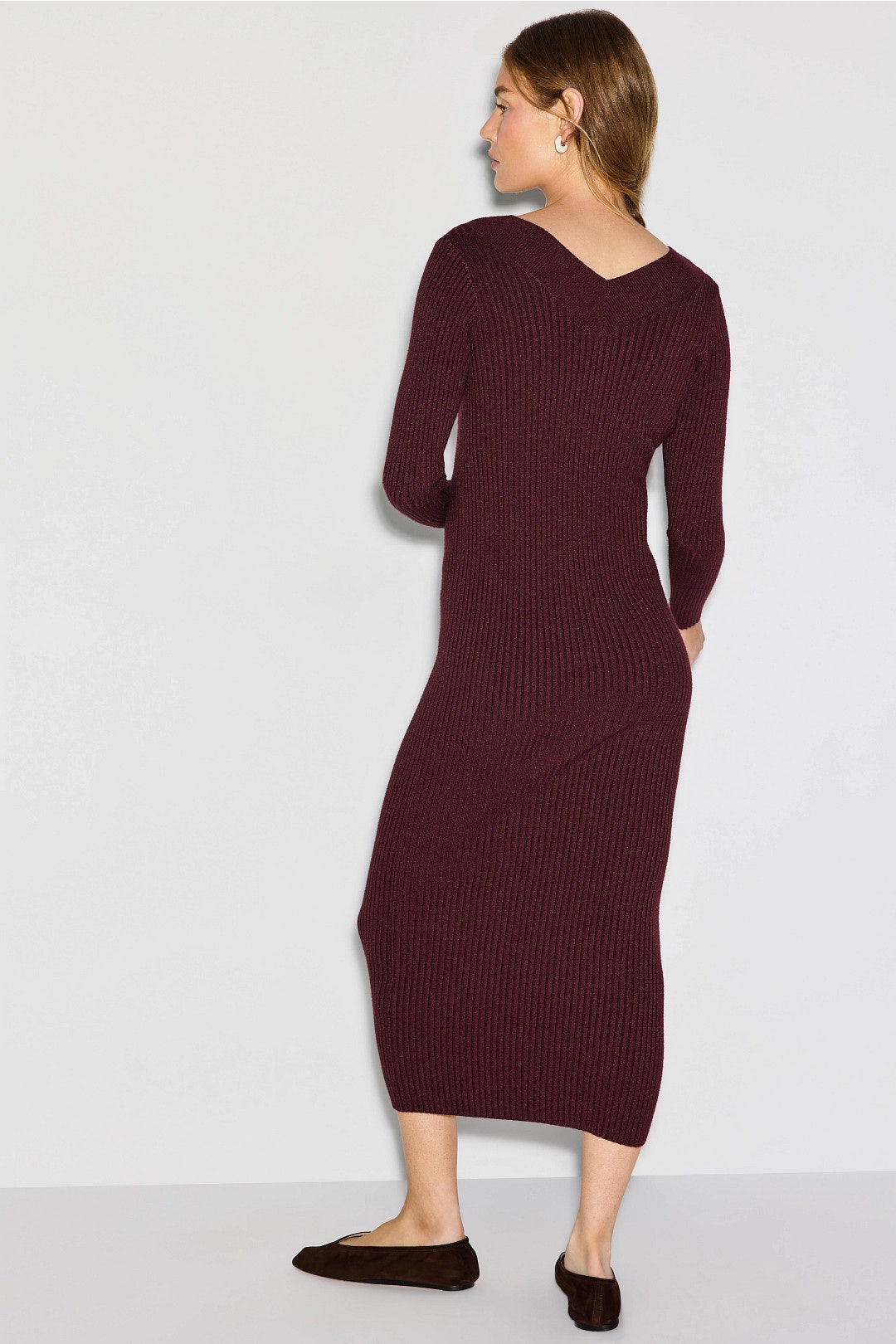 Maternity Red Cara Dress by PIETRO BRUNELLI MATERNITY 2