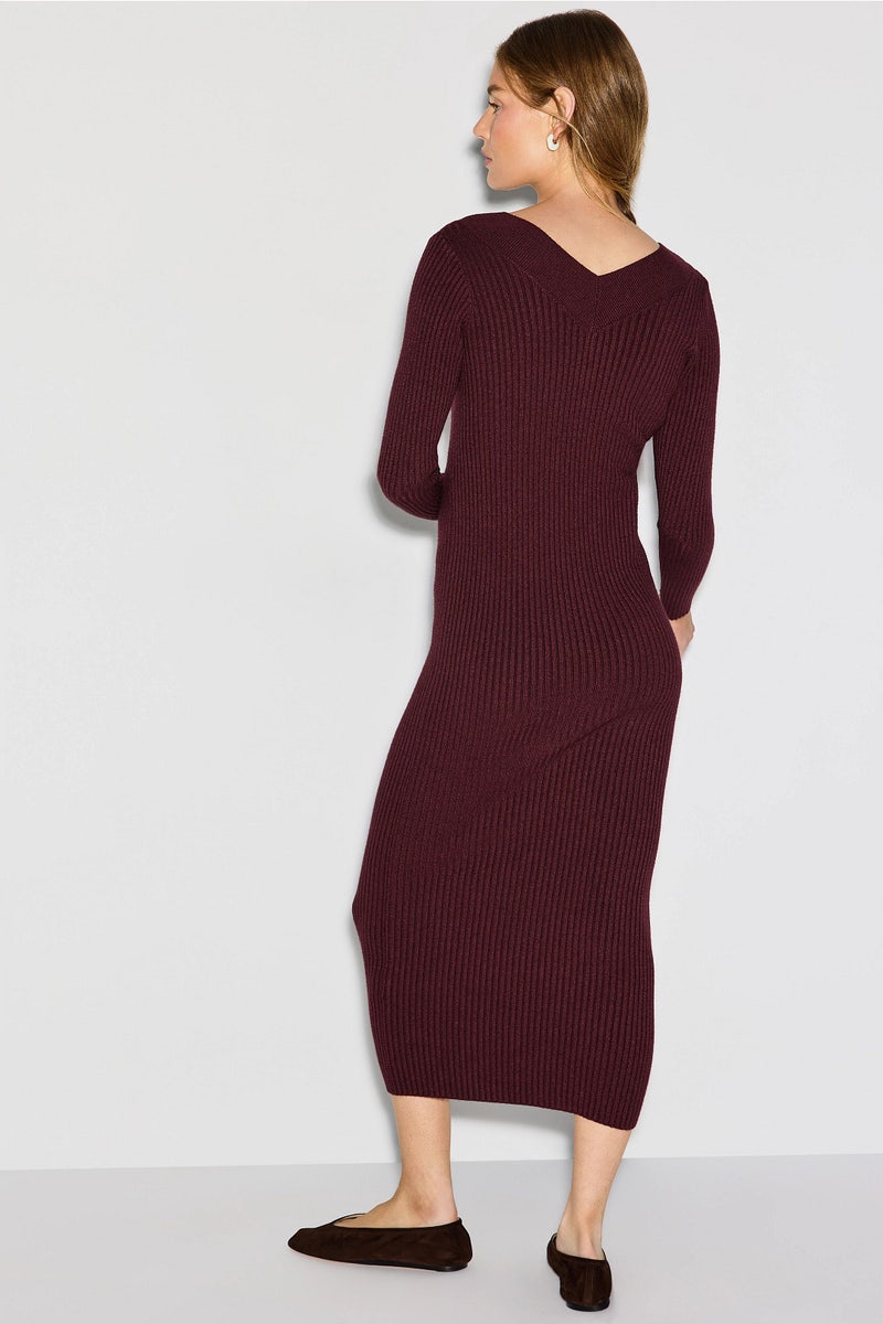 knee length dresses for ladies Melody Drop Waist Midi Dress main image 0