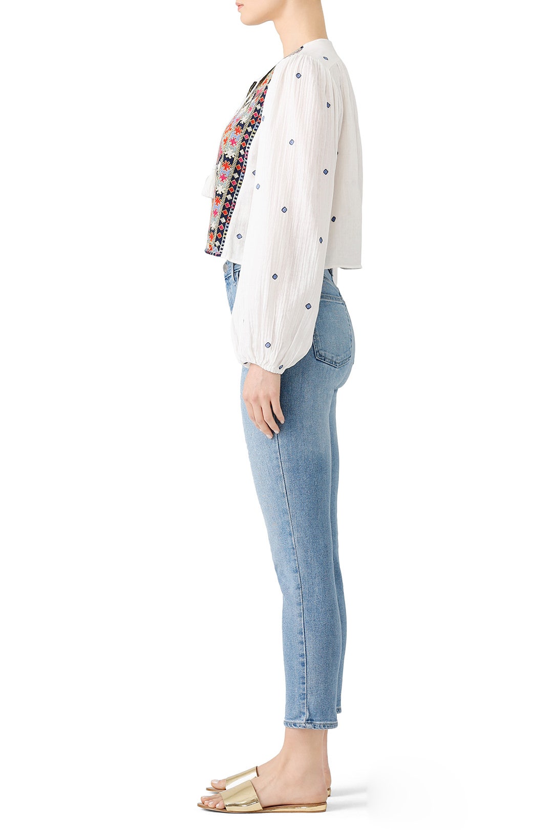 Enter Loveland Embroidered Top by Free People 2