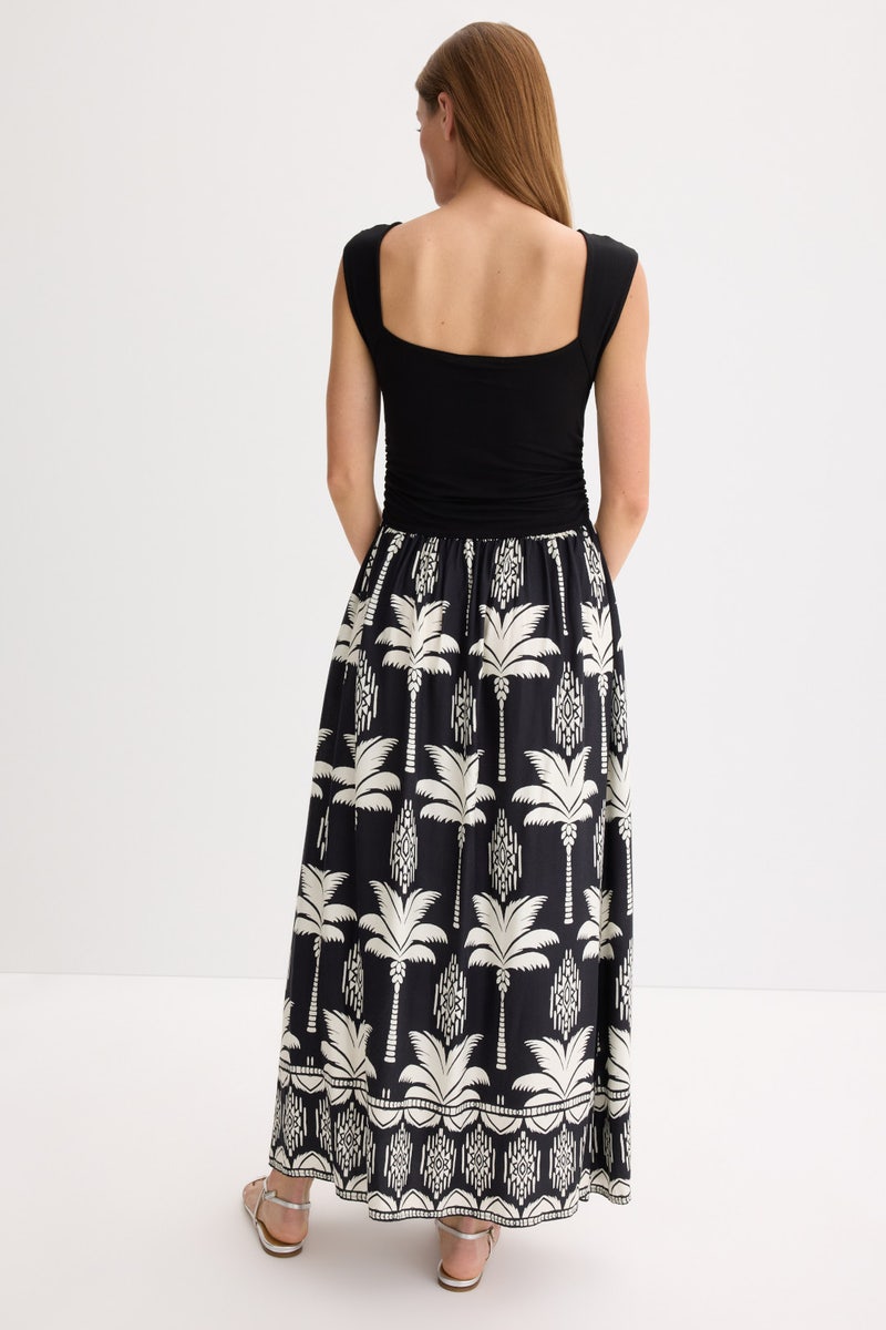 Carina Long Contrast Dress by Fifteen Twenty - Photo 2