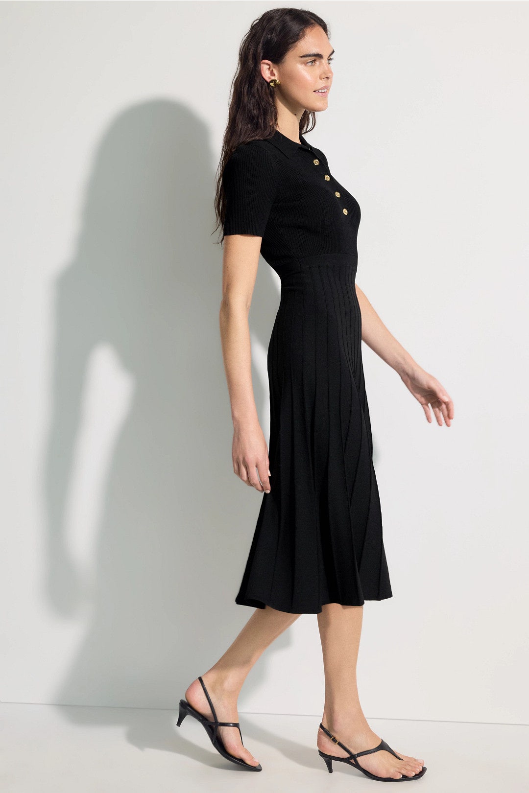 midi michael kors dress Michael Kors Michael Kors Wool Blend Mock Neck Midi Dress