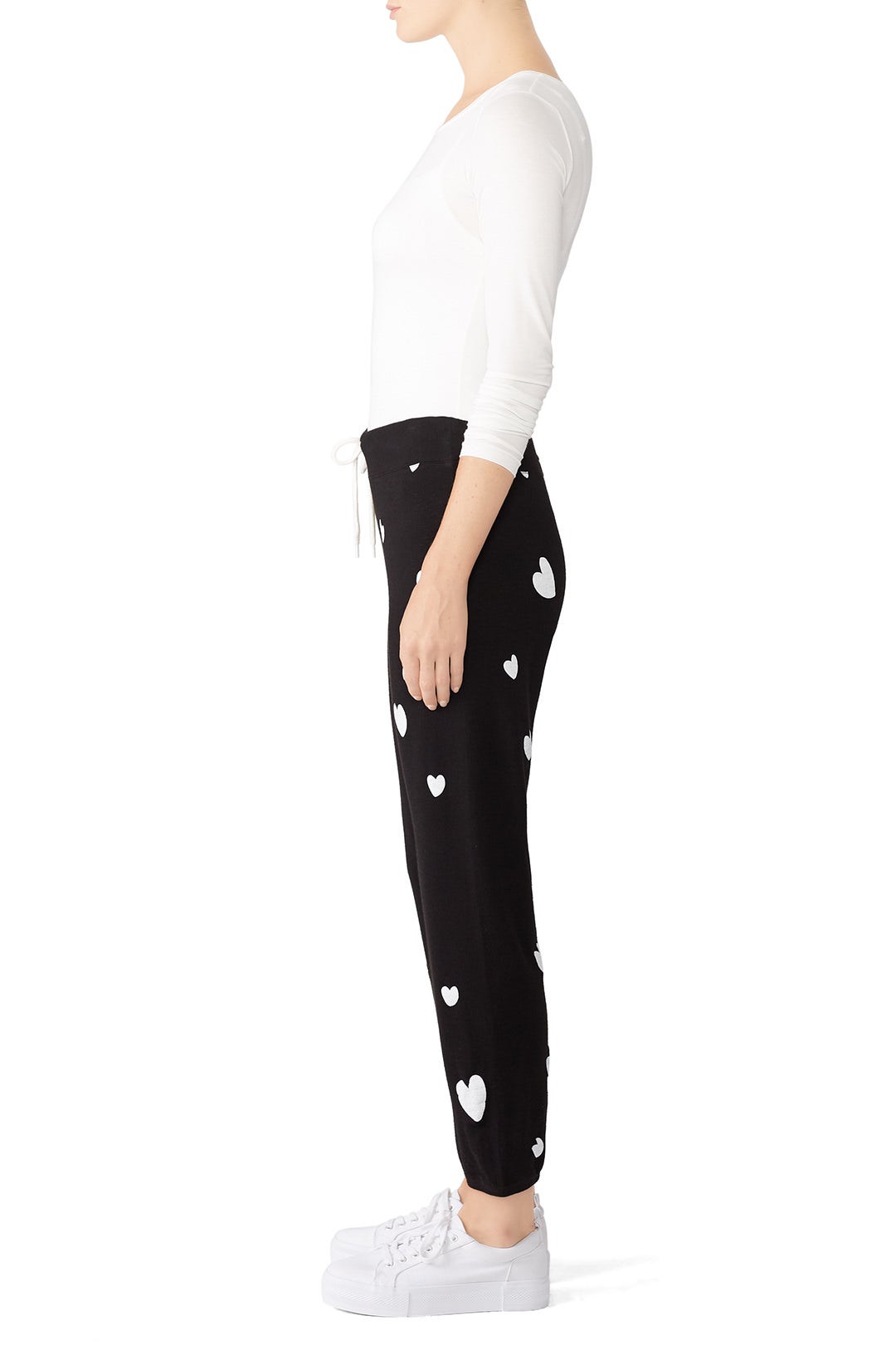 Scattered Hearts Sweatpants by MONROW 1