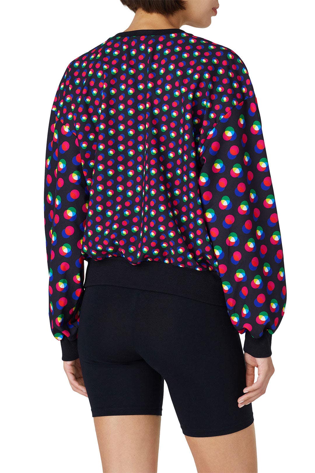 Printed Windbreaker Sweatshirt by Terez 2