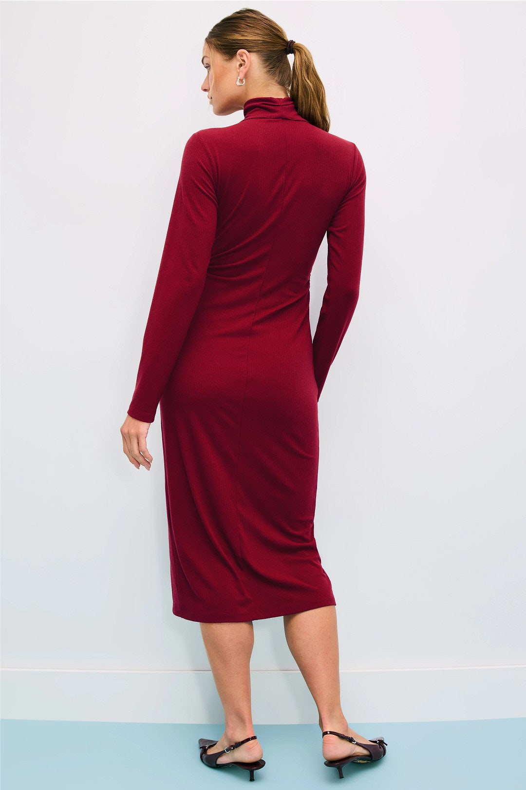 Tasha Turtleneck Midi Dress by Fifteen Twenty 2