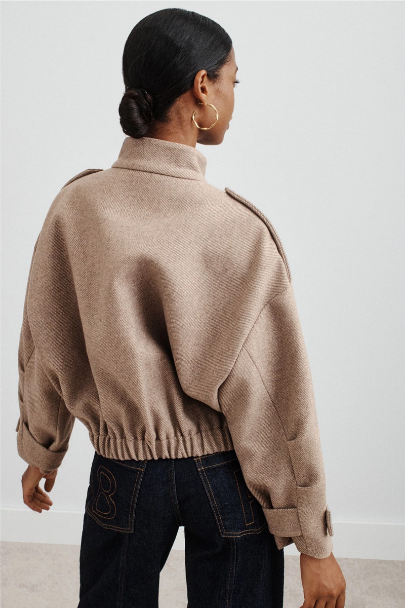 Mixed Wool Jacket by Maje - Photo 2