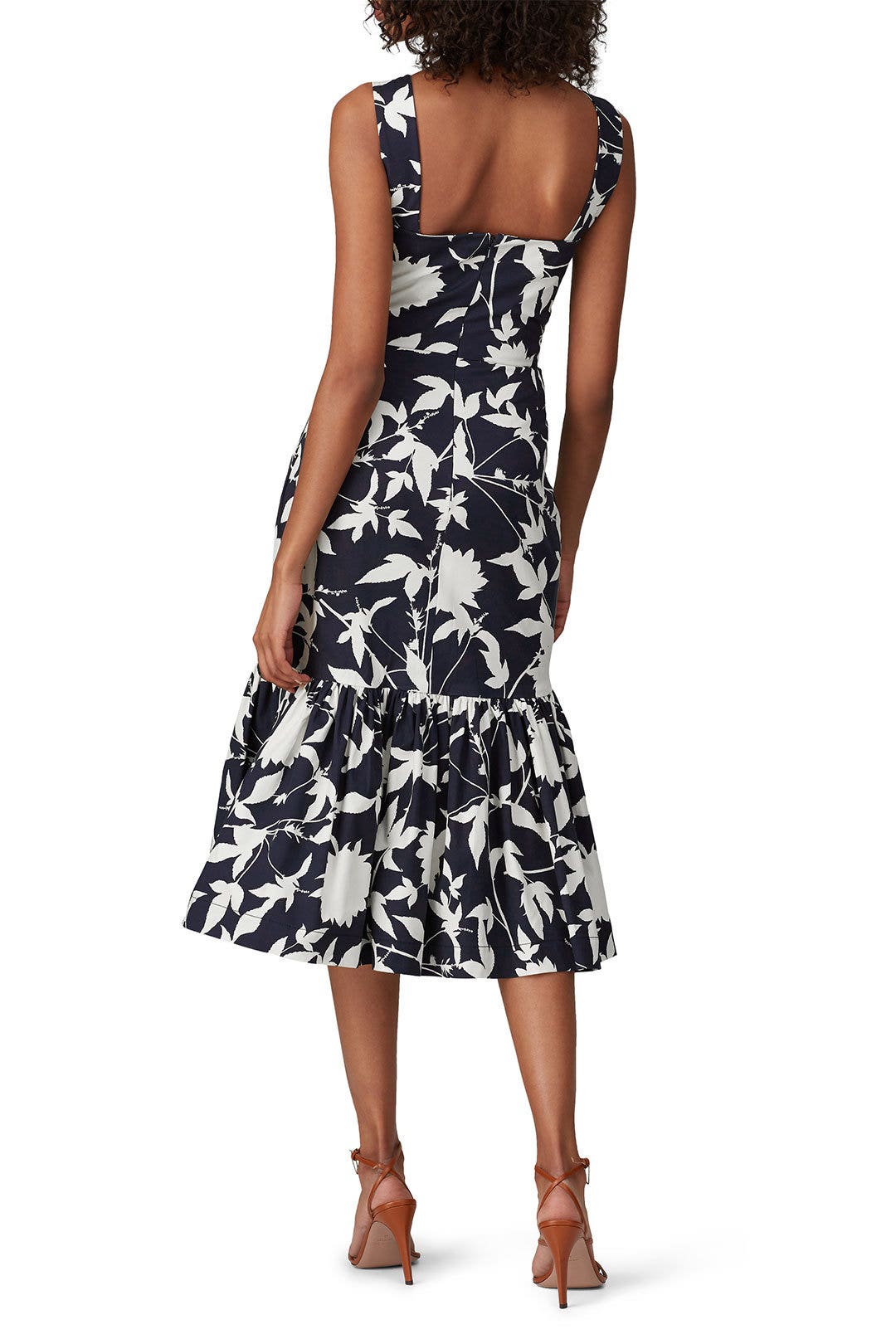 Navy Day Dress by Oscar de la Renta 2