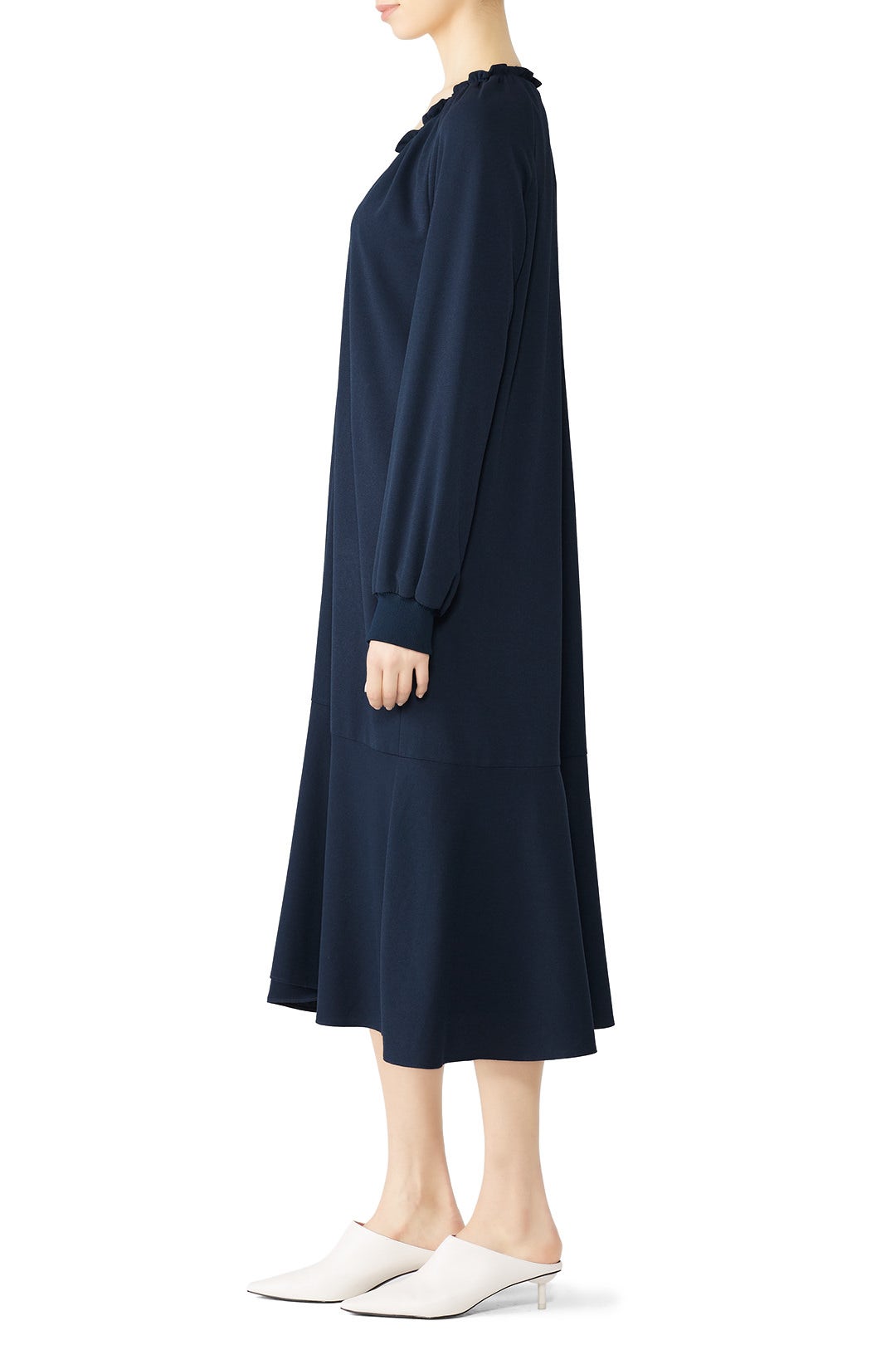 Savanna Split Neck Dress by Tibi 2