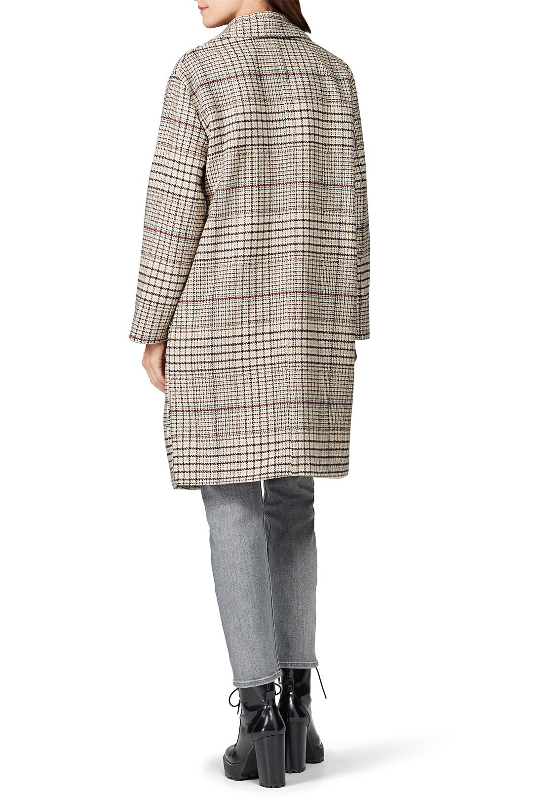 Mountain Check Coat by The Fifth Label 2
