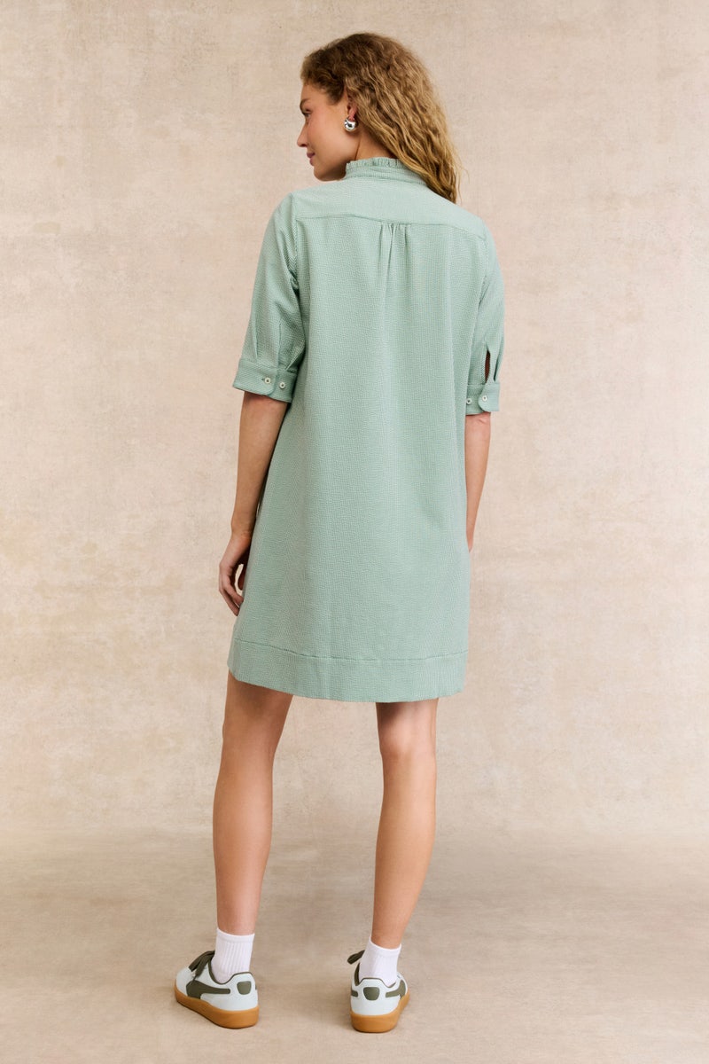 Elbow-Sleeve Frill Dress by Ann Mashburn - Photo 2