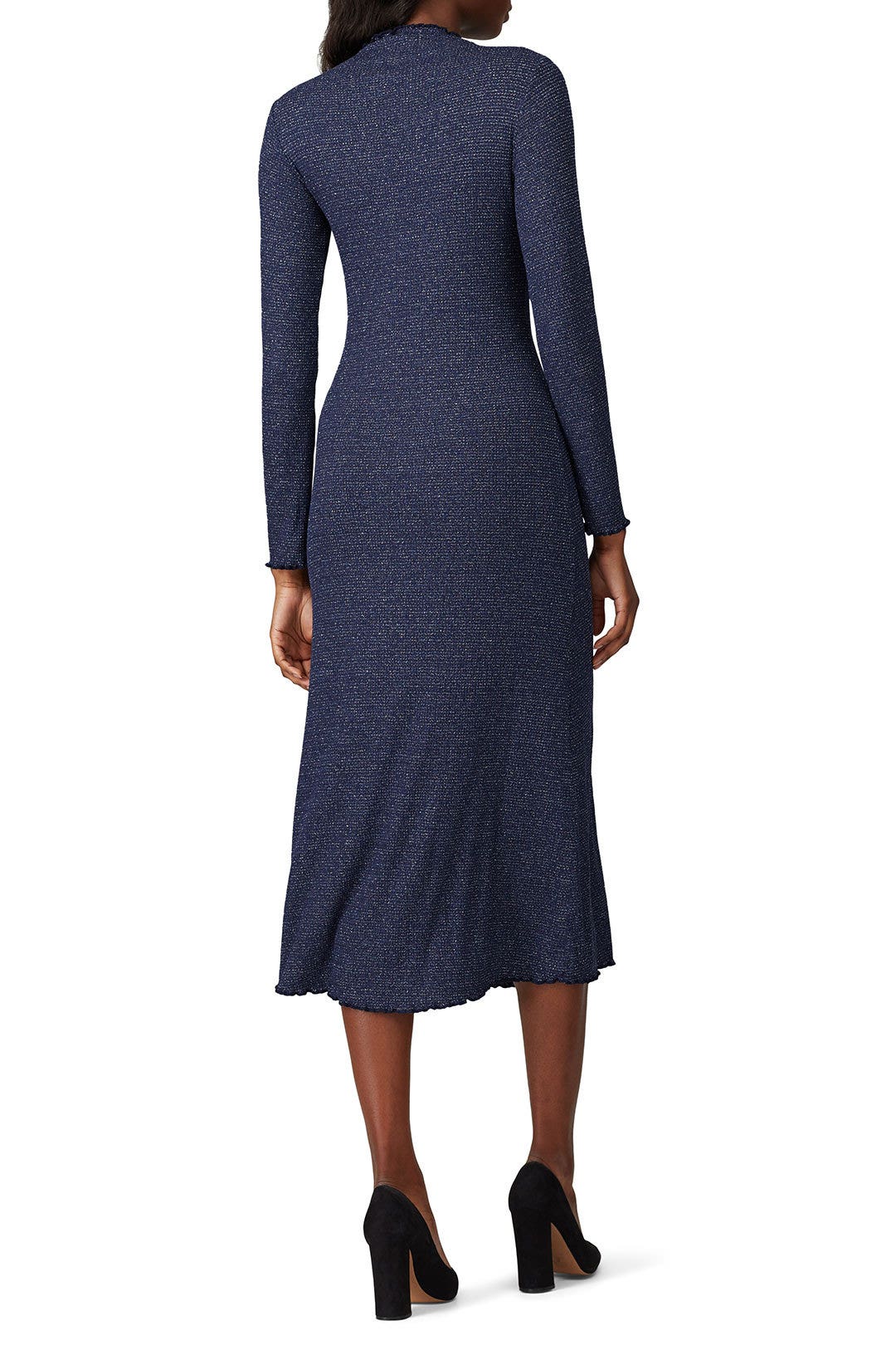 Metallic Rib Mara Maternity Dress by Rachel Pally 2