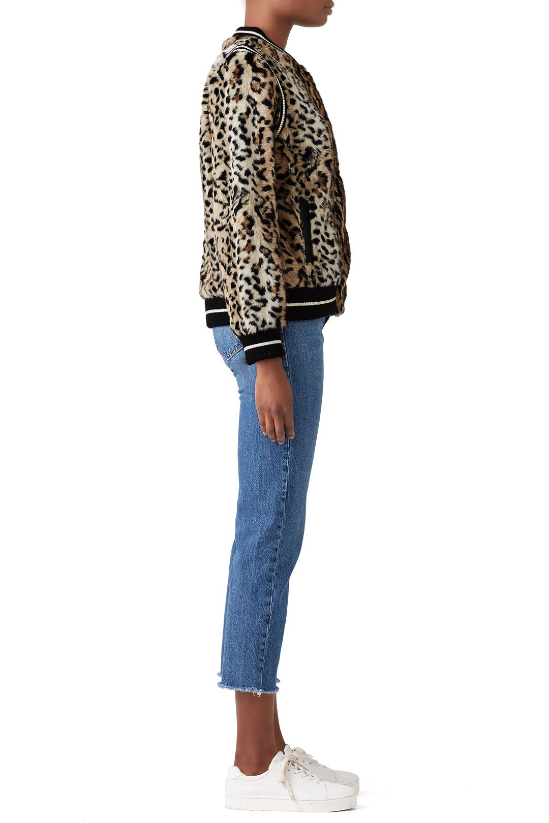 Faux Fur Emanuela Bomber Jacket by Saylor 1
