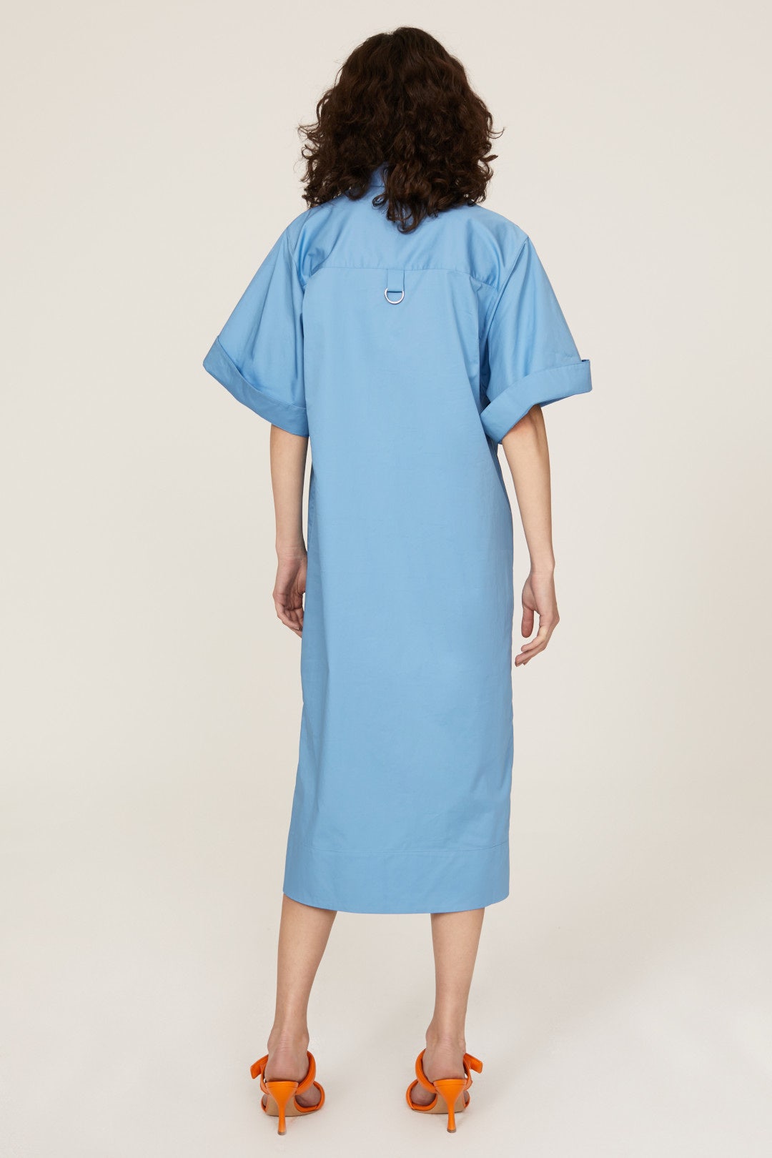 Rolled Sleeve Shirtdress by Tibi 1