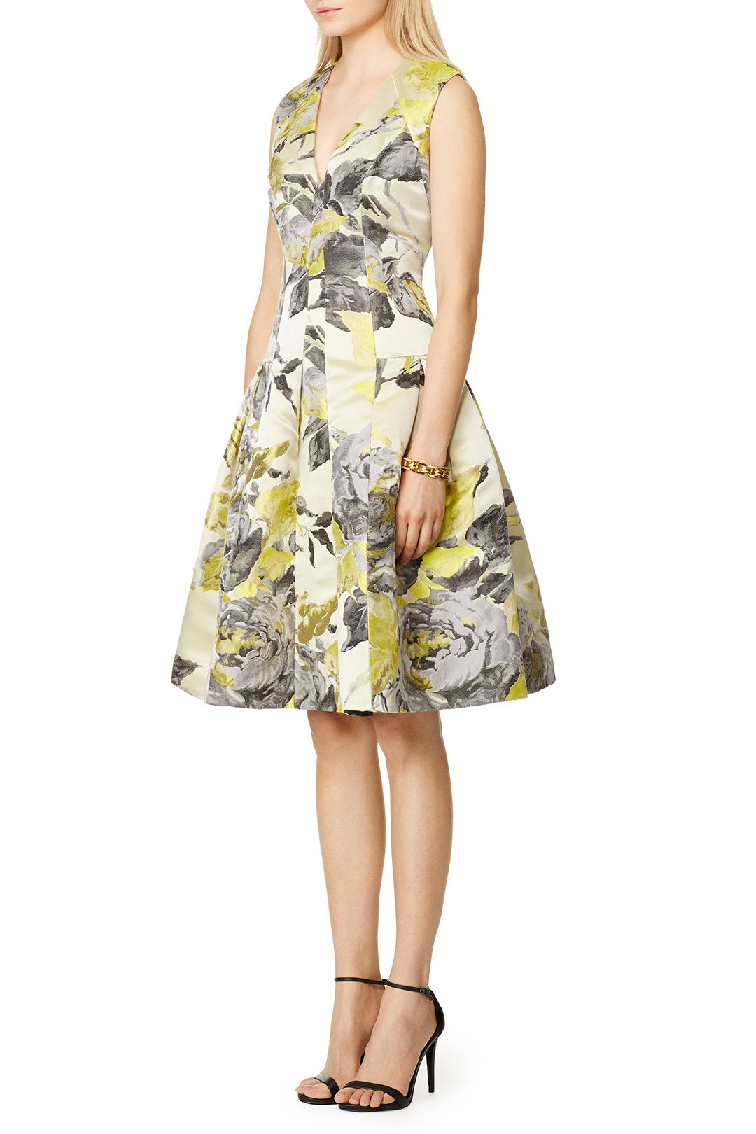 Citrus Flare Dress by Carmen Marc Valvo 2