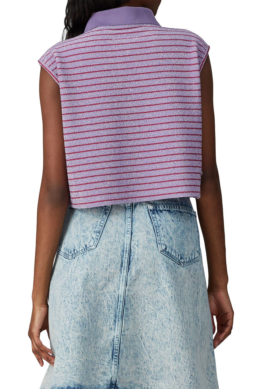 MAISON MARGIELA ミントカラー ブラトップス MM6 MAISON MARGIELA Trompe L'oeil Print Top | H. Lorenzo