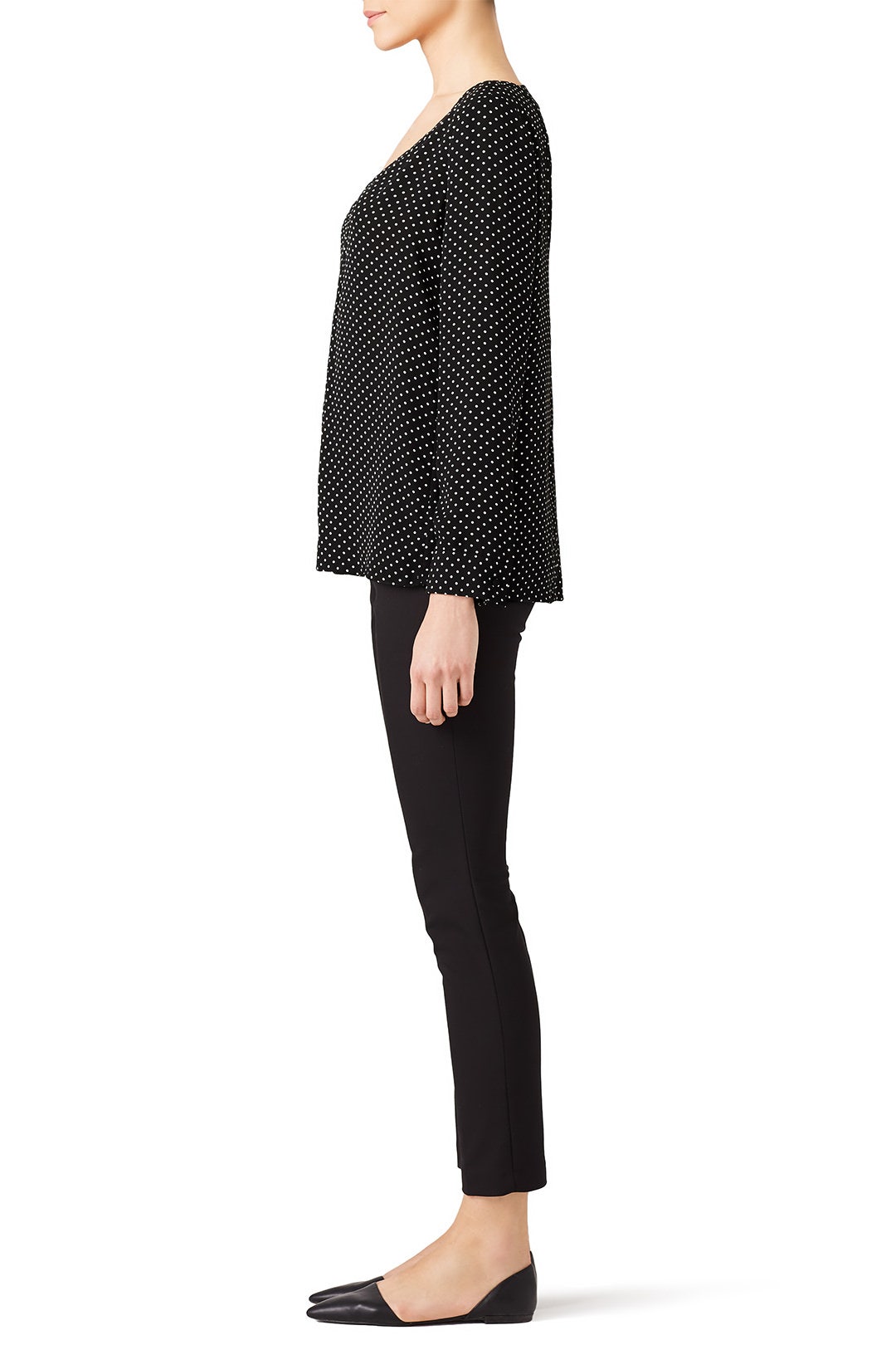 Polka Dot Coma Top by Rebecca Minkoff 1