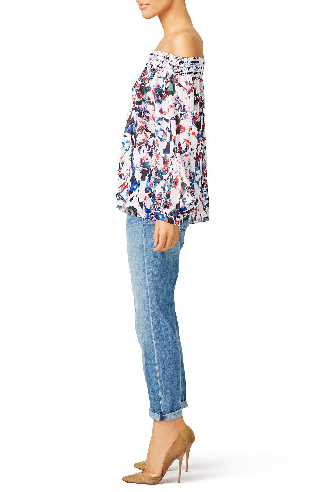 Graphic Bouquet Top by SACHIN BABI 1
