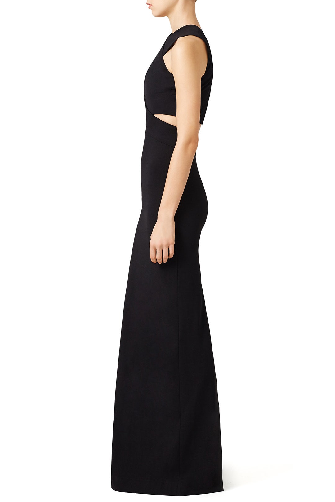 Black Adalyn Gown by Solace London 2
