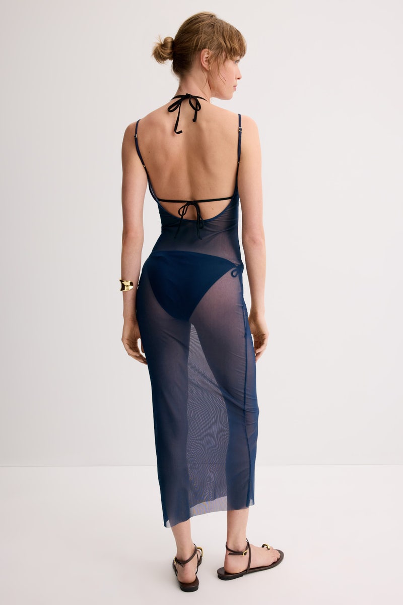 Mesh Scoop Maxi Cover Up by WEWOREWHAT - Photo 2