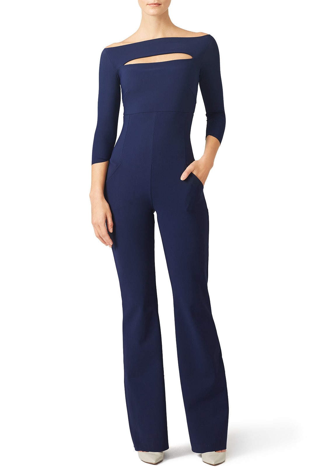 Navy Katiuscia Jumpsuit by Chiara Boni La Petite Robe 2