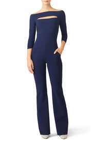 Navy Katiuscia Jumpsuit by Chiara Boni La Petite Robe