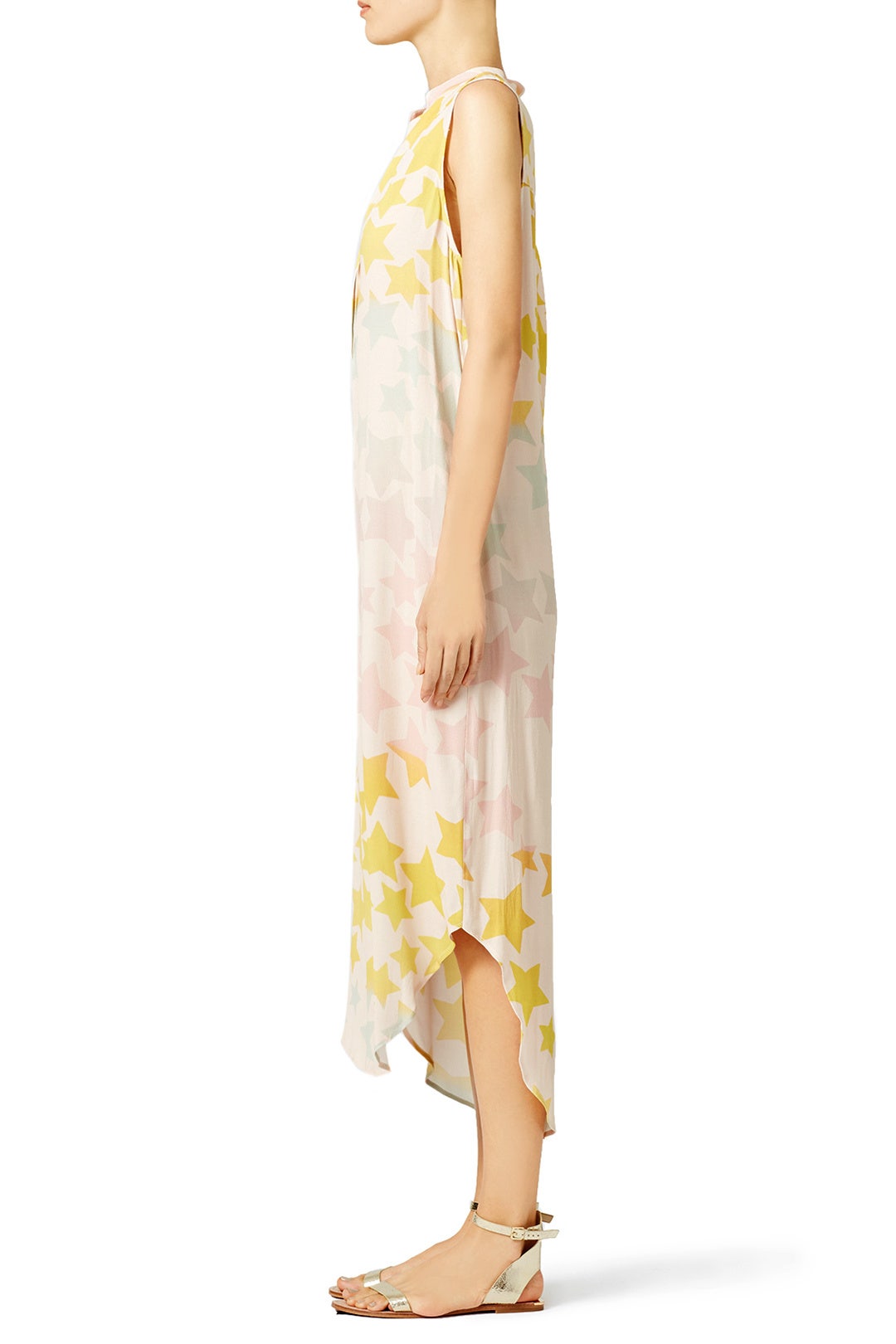 Pink Star Blast Shirtdress by Mara Hoffman 1