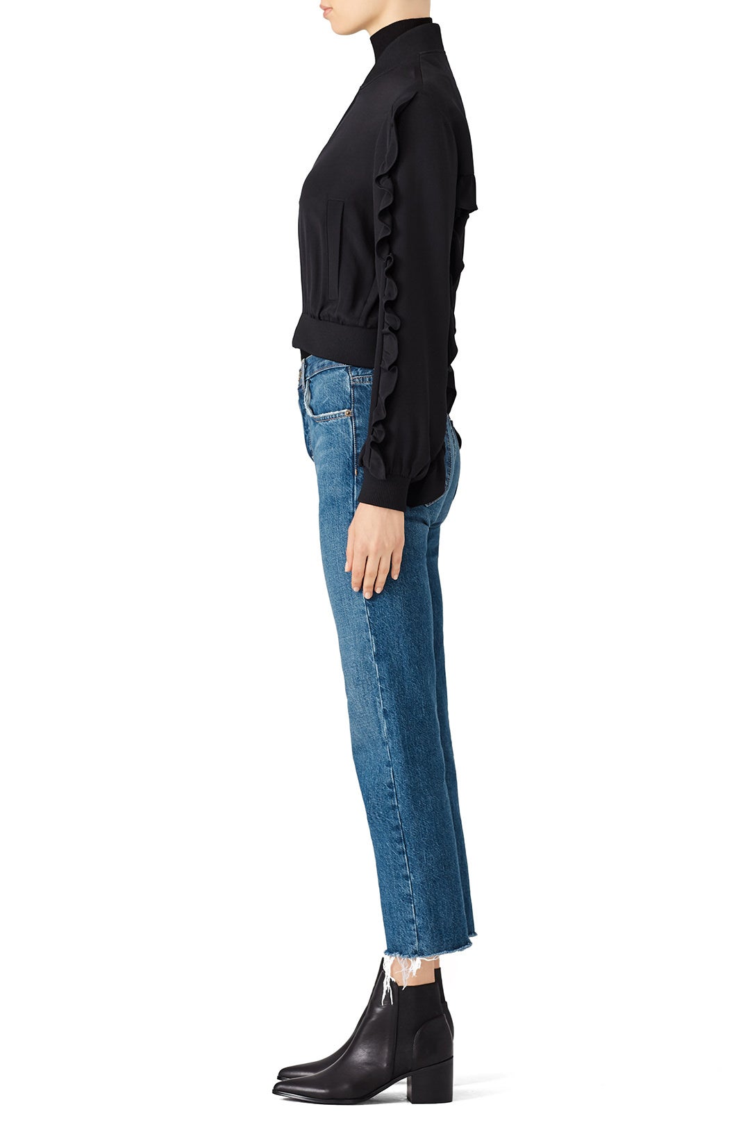 Ruffle Bomber by Tibi 1