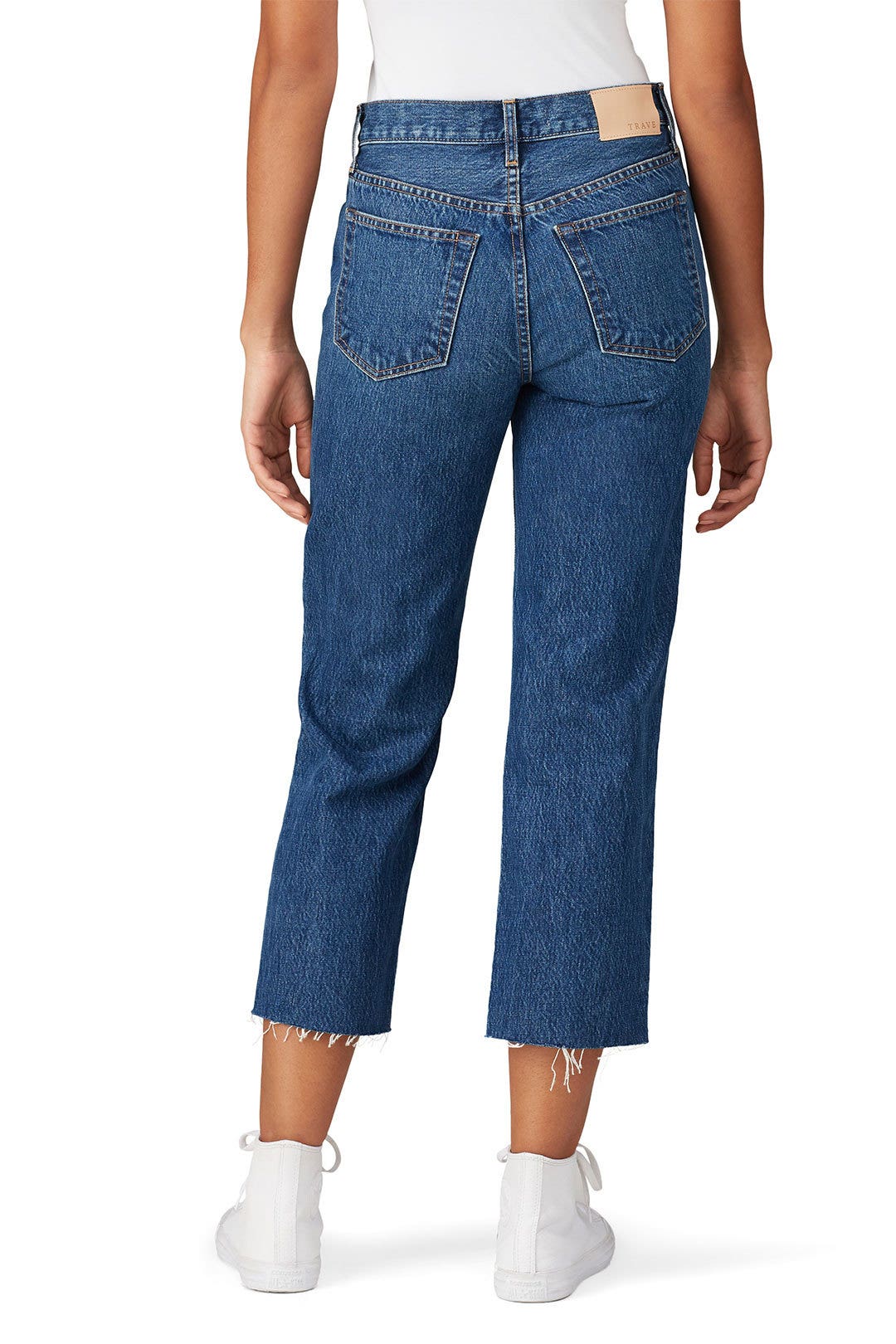 Vivienne Crop Straight Jeans by TRAVE Denim 2
