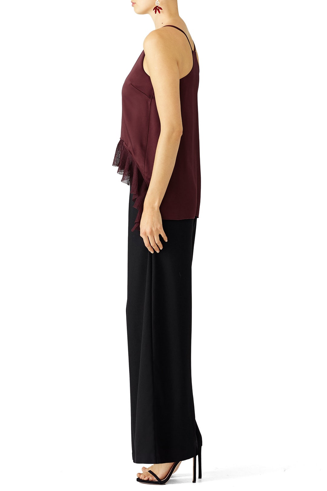 Maroon Manette Top by Elizabeth and James 2