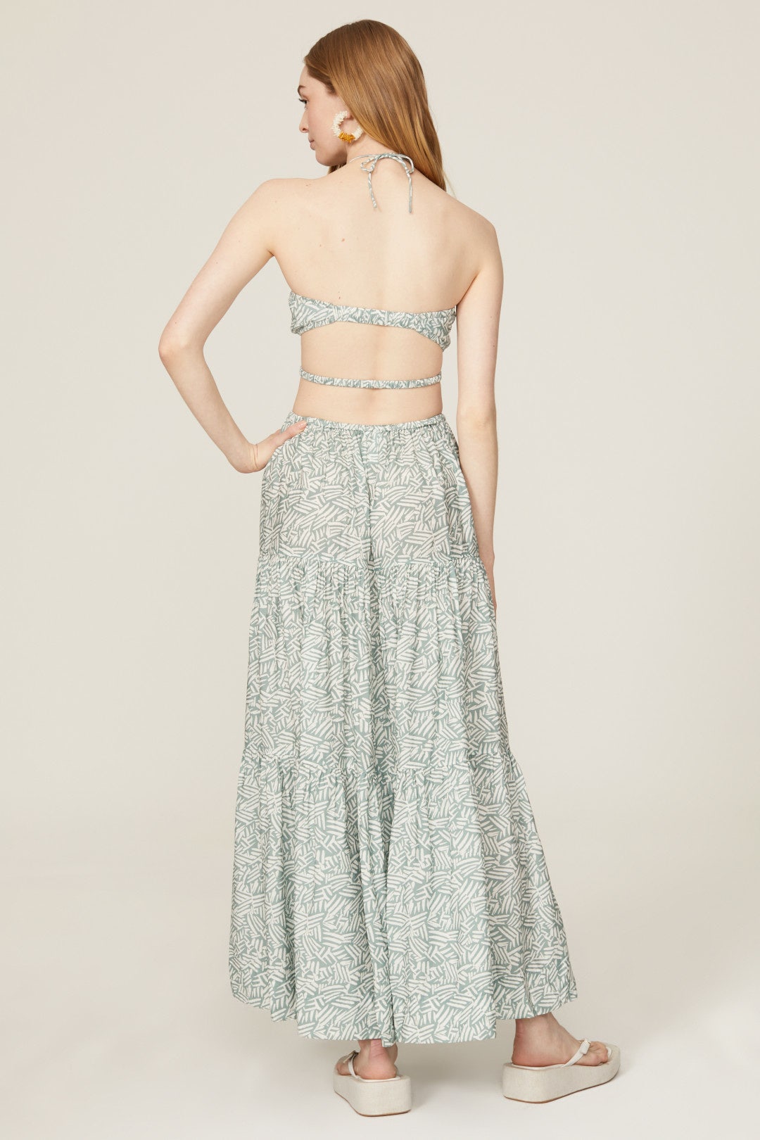 Laurel Palm Leaf Maxi by SIMKHAI 2