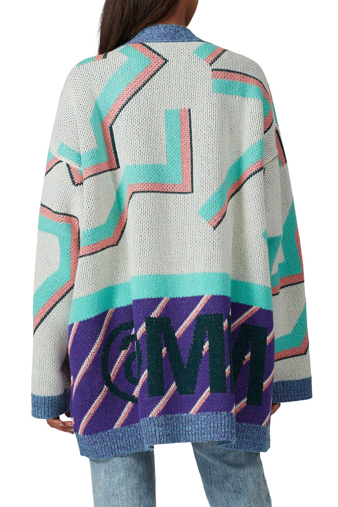 Printed Oversized Cardigan by MM6 Maison Margiela 1